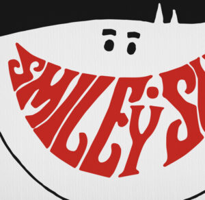 Beach Boys Smiley Smile 1967 psychedelic album promo patch T-shirt