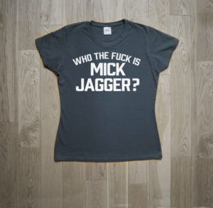 Rolling Stones “Who the F*ck is Mick Jagger?” T-shirt
