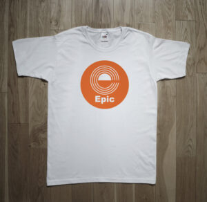 Epic Records 1973 Vinyl Rock T-Shirt