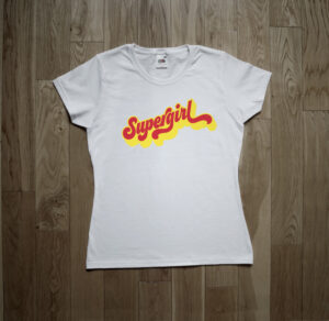 Supergirl Seventies Pop Glam Rockstar T-Shirt
