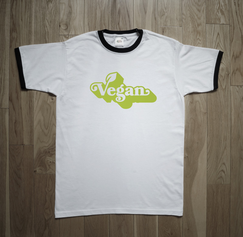 Vegan Vintage Seventies Logo T-Shirt
