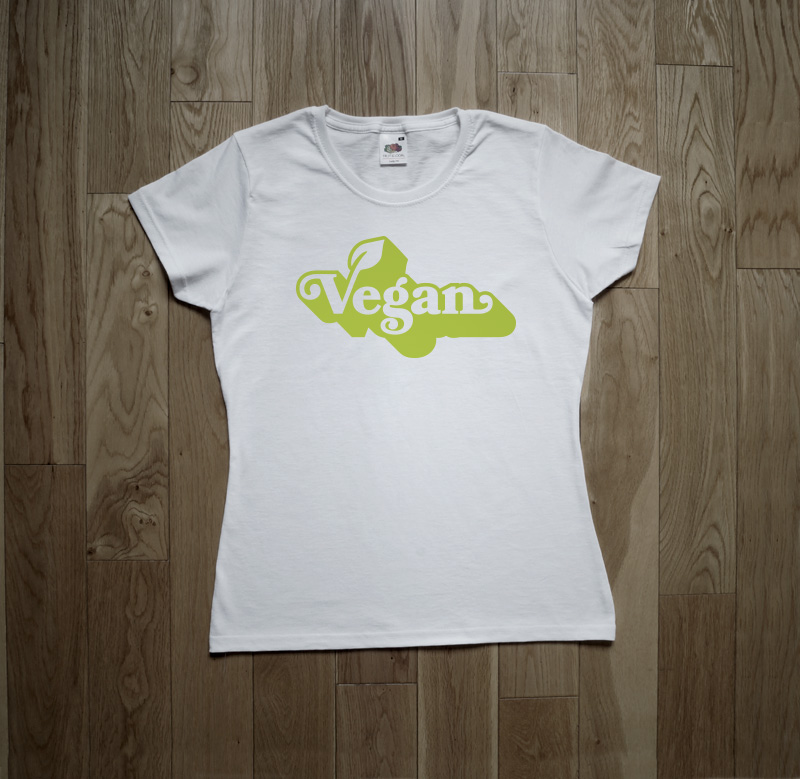 Vegan Vintage Seventies Logo T-Shirt