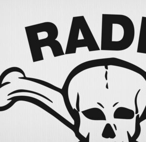 Radio Caroline Sixties Mod Beat Rock Skull T-Shirt